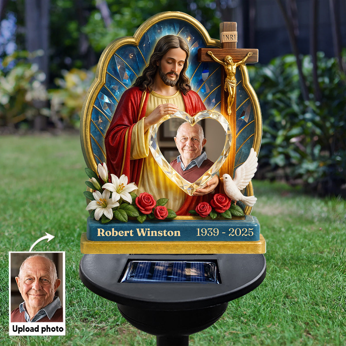 Guardian Of My Heart - Personalized Custom Solar Light