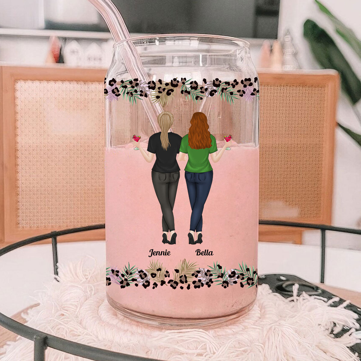 I Am The Storm - Personalized Custom Glass Can