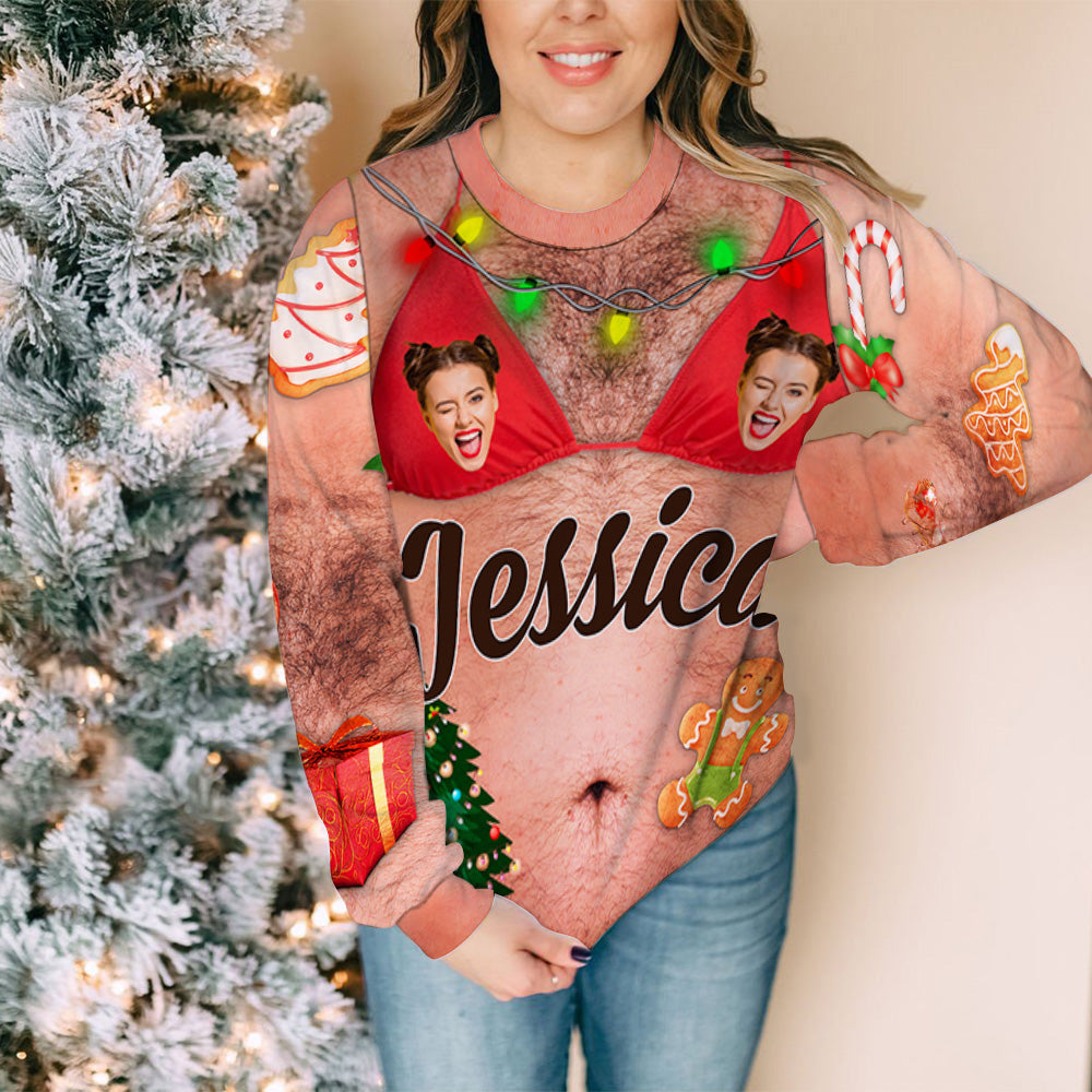 Jingle Bell - Personalized Custom All-Over-Print Sweatshirt