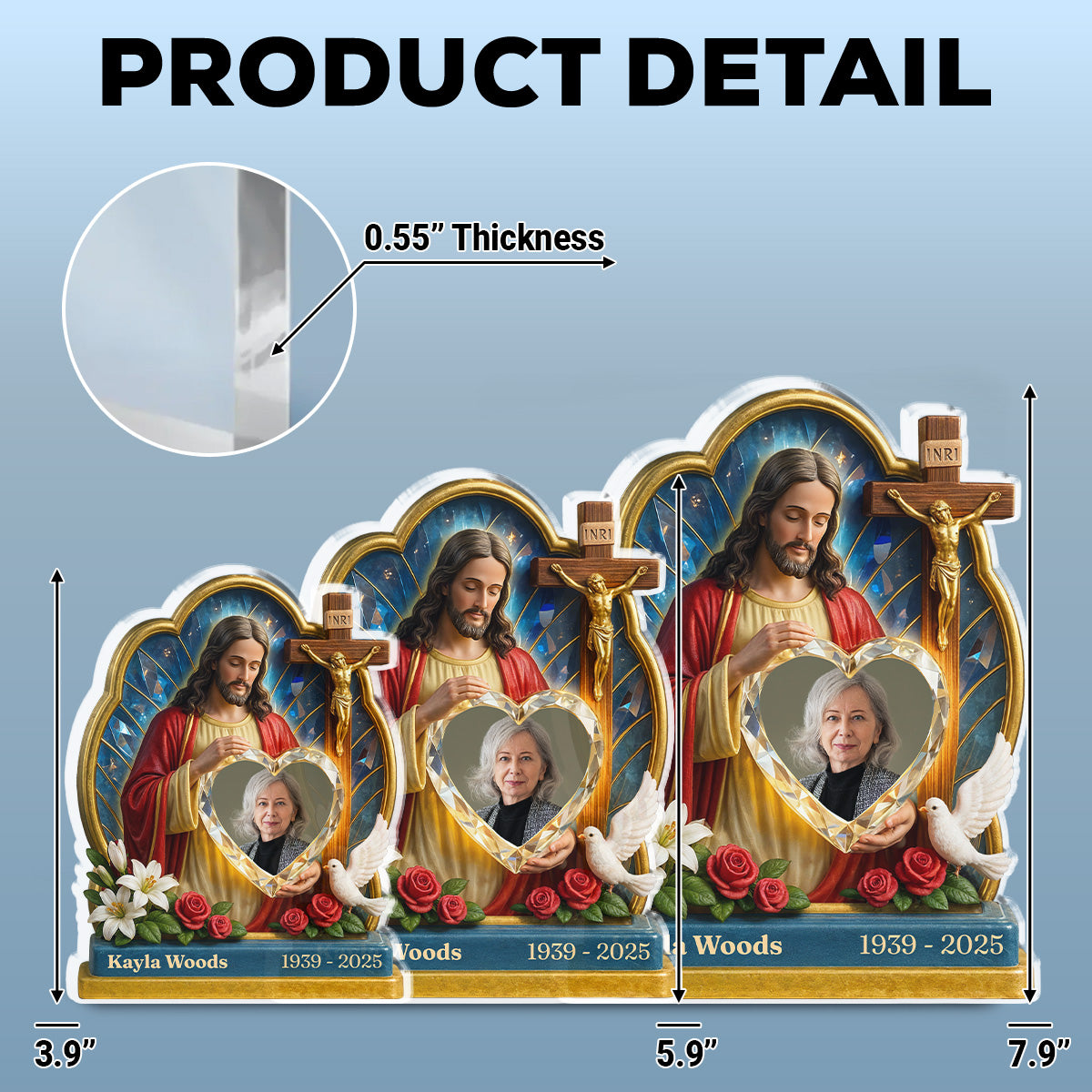 Guardian Of My Heart - Personalized Custom Acrylic Plaque