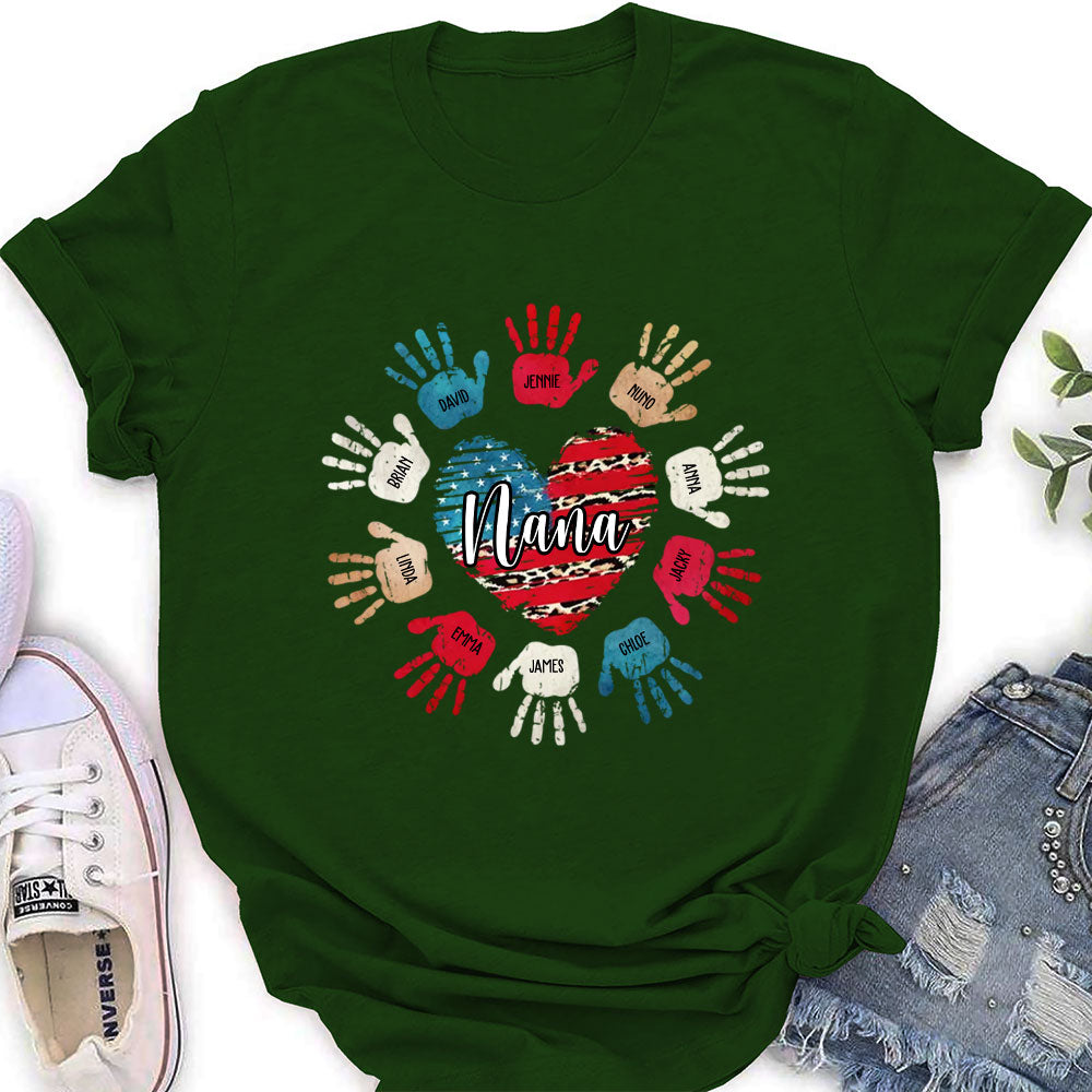 Heart And Hands - Personalized Custom Women's T-shirt