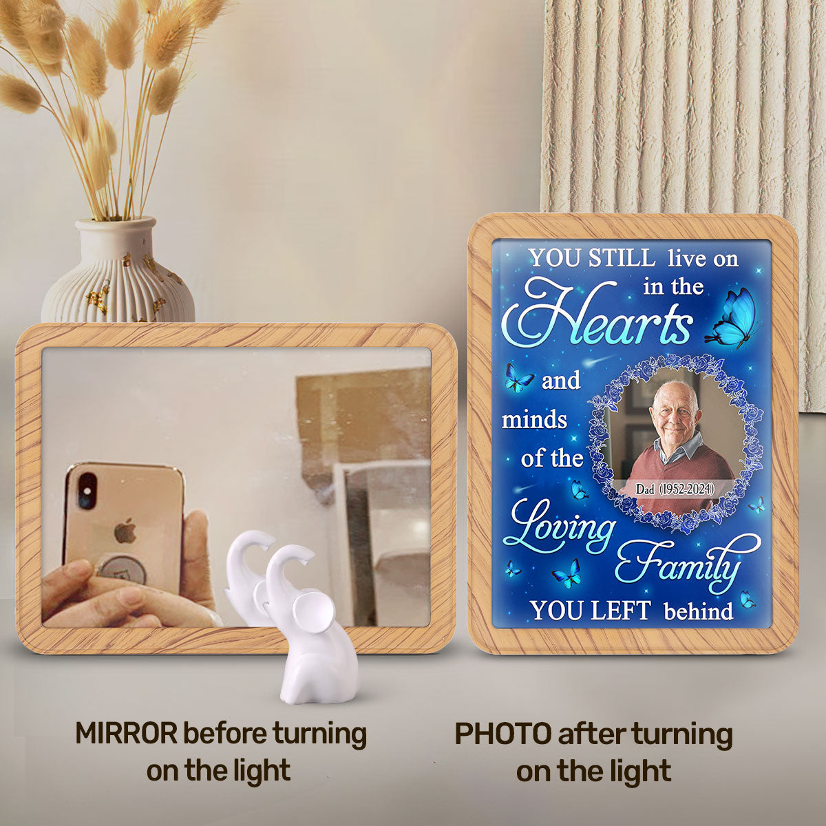 Hearts And Minds - Personalized Custom Magic Mirror