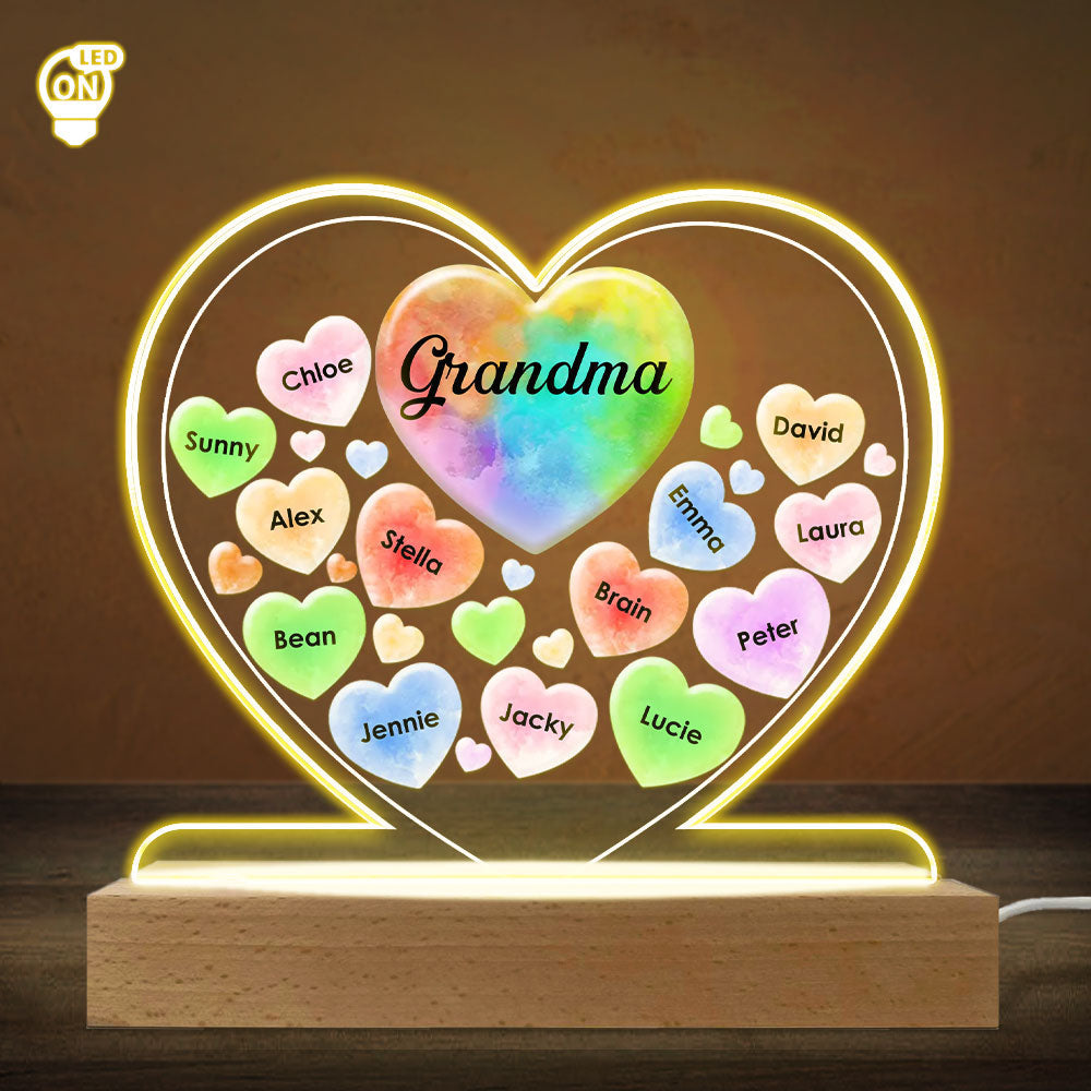 All My Beloved Sweethearts - Personalized Custom LED Light