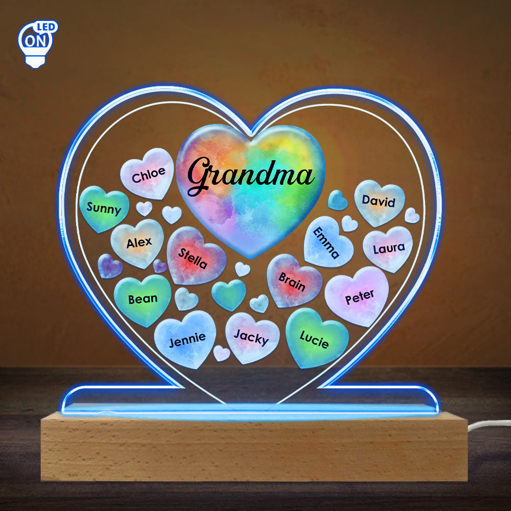 All My Beloved Sweethearts - Personalized Custom LED Light