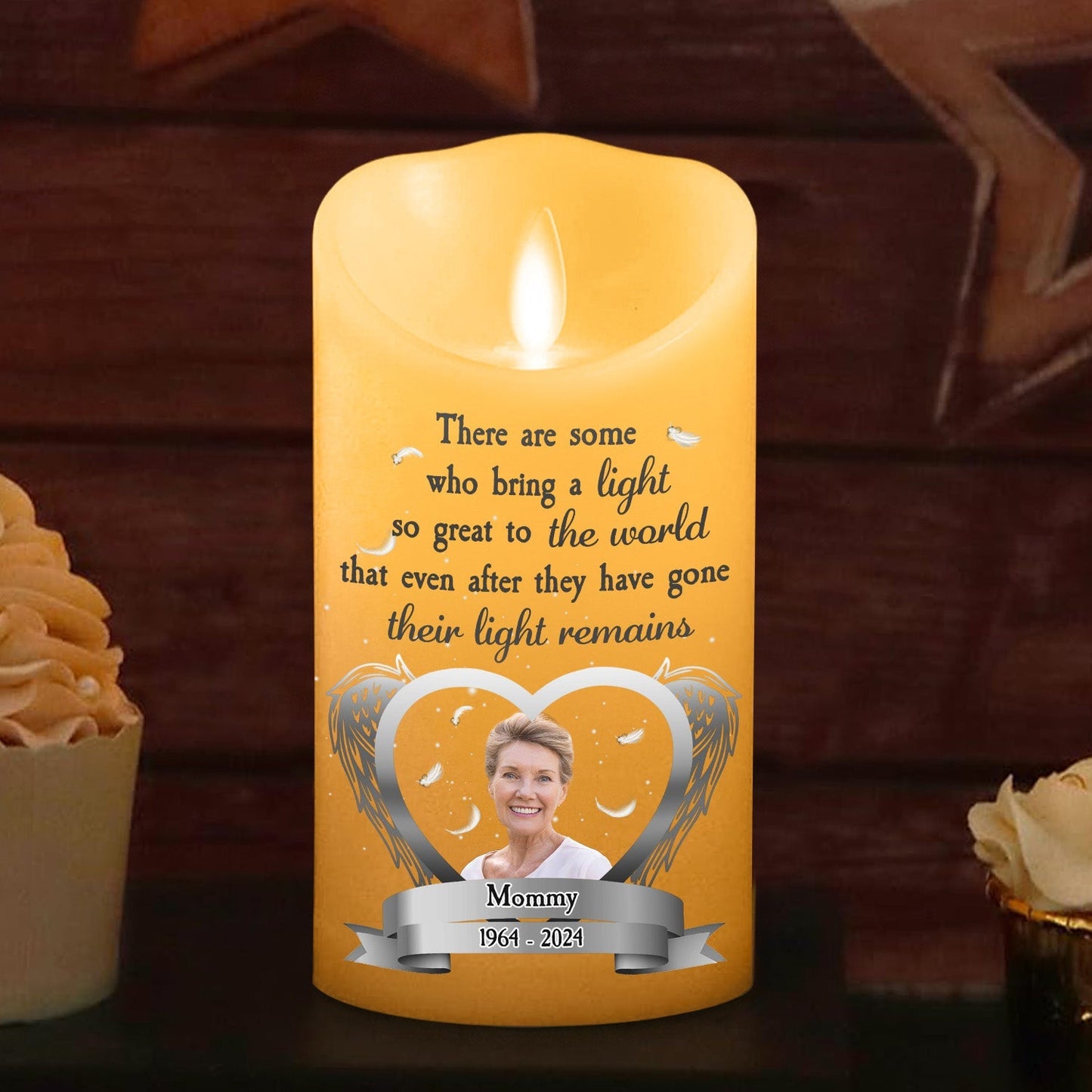 A Light So Great To The World - Personalized Custom LED Candle