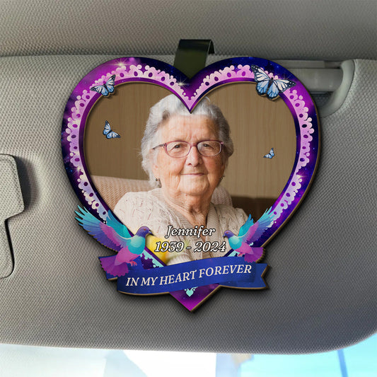My Love Is In Heaven - Personalized Custom Car Visor Clip