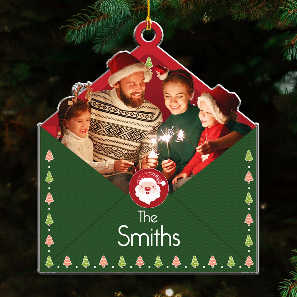 Warm Wishes - Personalized Custom Acrylic Ornament