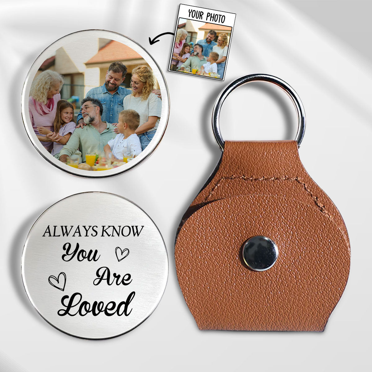 Always Know You Are Loved - Personalized Custom Pocket Hug