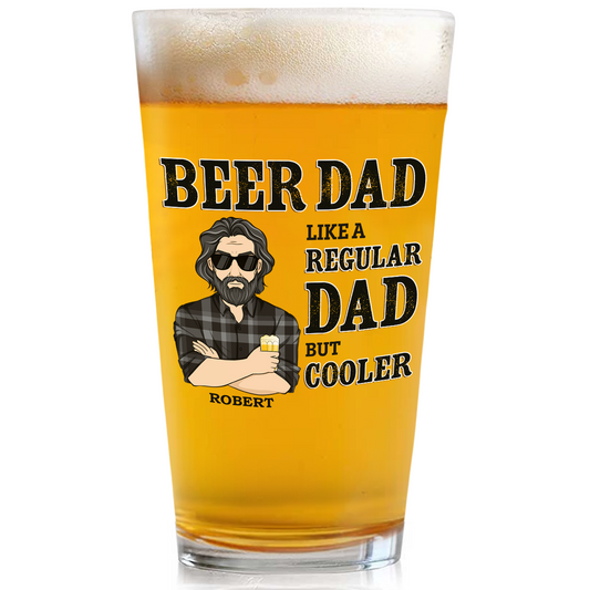 Beer Dad - Personalized Custom Beer Glass