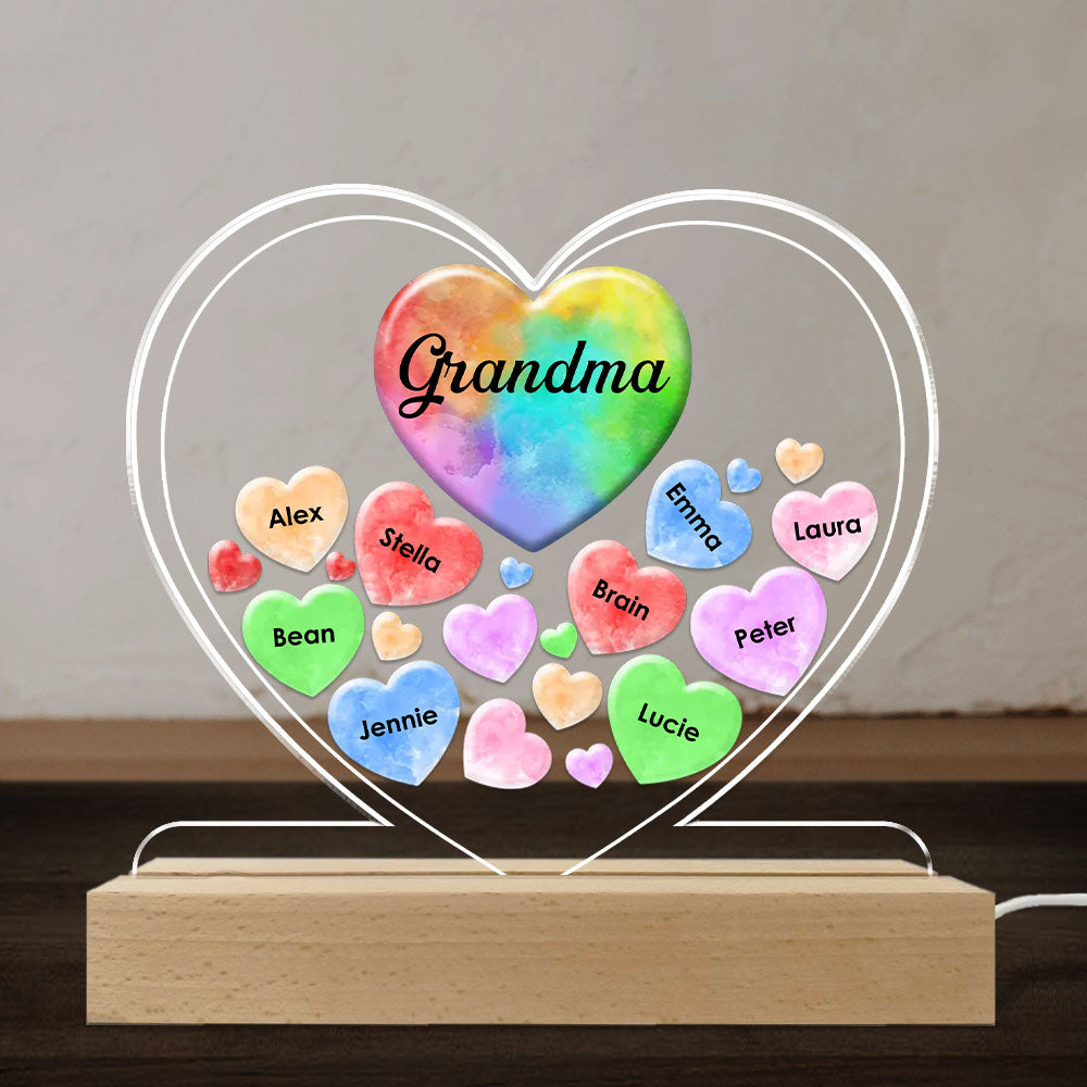 All My Beloved Sweethearts - Personalized Custom LED Light