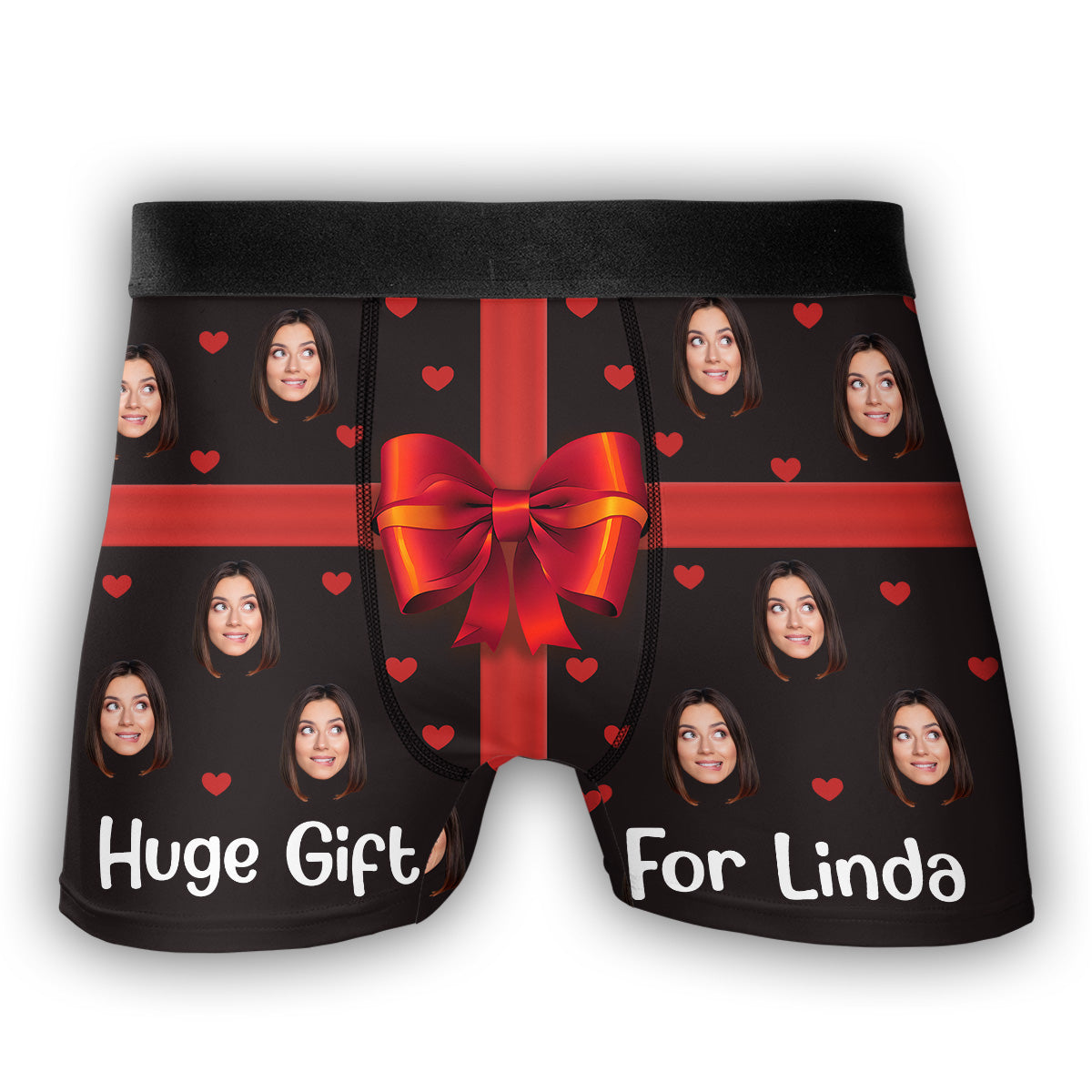 A Huge Gift - Personalized Photo Men's Boxer Briefs
