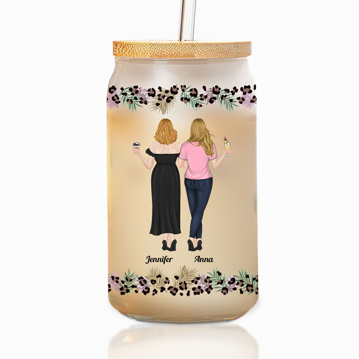 I Am The Storm - Personalized Custom Glass Can