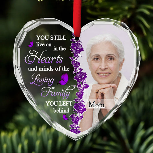 Missing You - Personalized Custom Glass Ornament