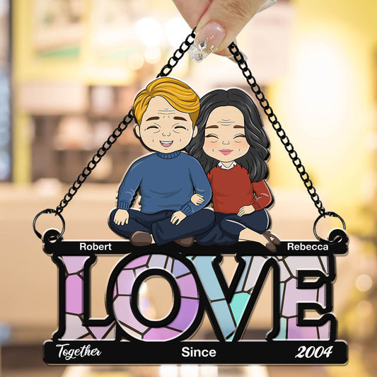 Together - Personalized Custom Suncatcher