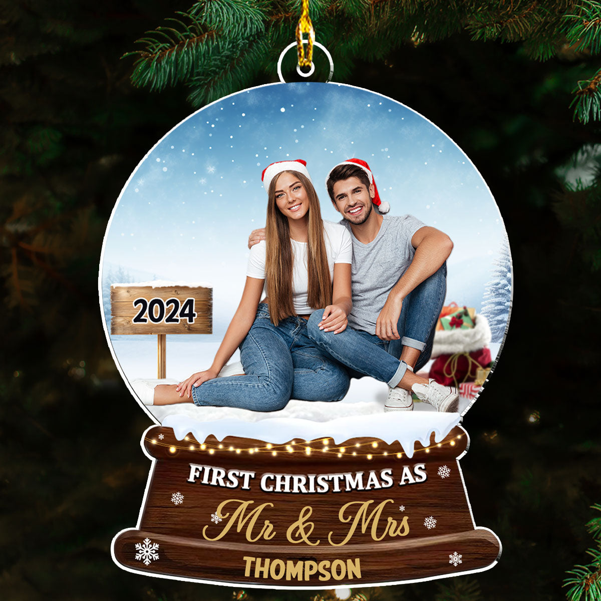 You Are My Christmas Wish - Personalized Custom Acrylic Ornament