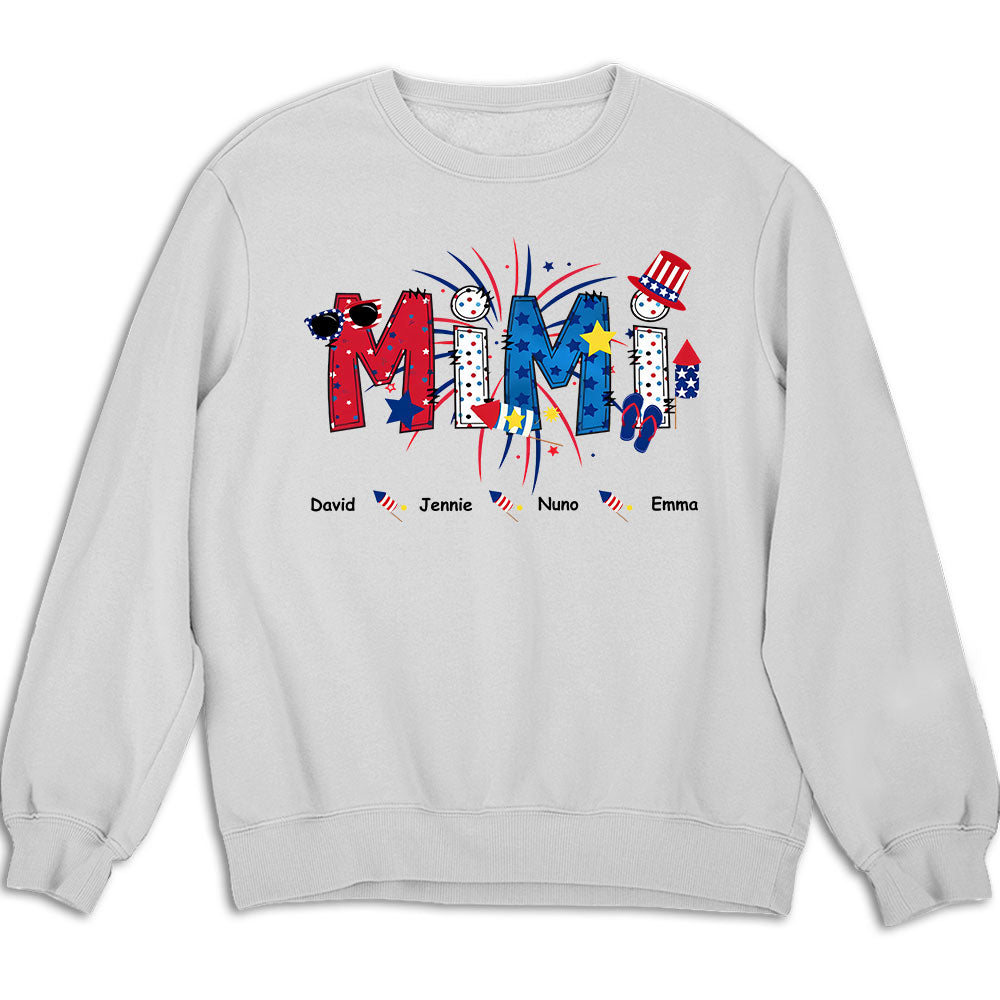 Great Mom Happy Holidays - Personalized Custom Sweatshirt