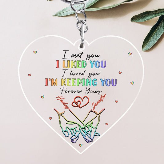 Love Knows No Gender - Personalized Custom Acrylic Keychain