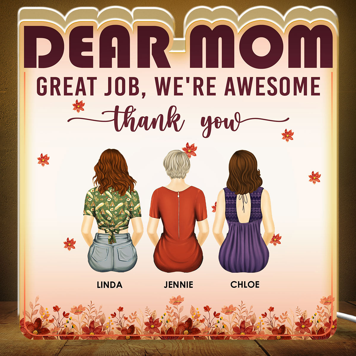 Great Job I Am Awesome - Personalized Custom Light Box