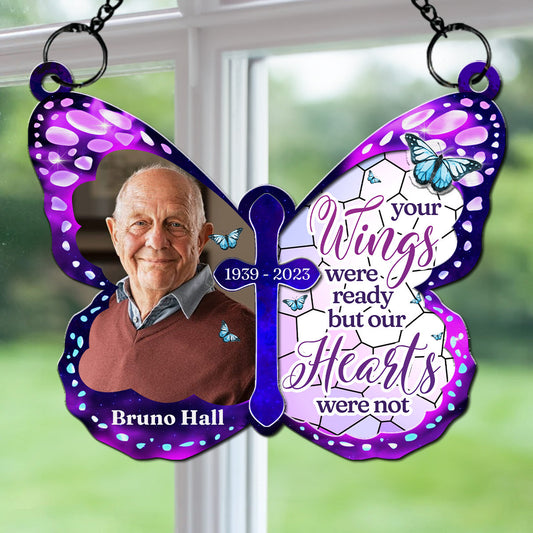 Custom Photo I Always Miss You - Personalized Custom Suncatcher