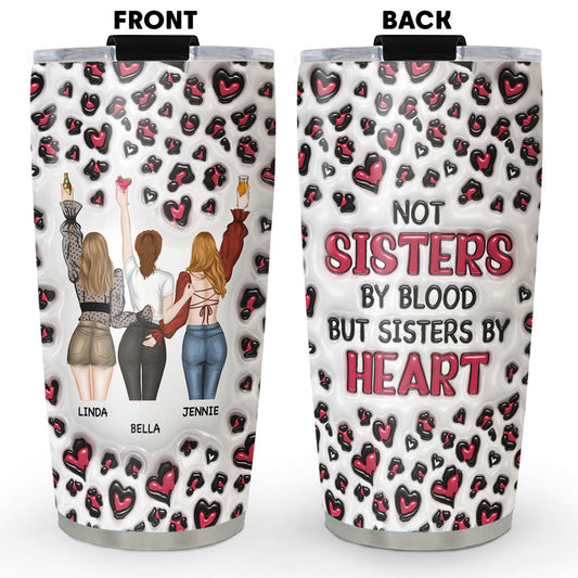 Best Besties Ever - Personalized Custom 3D Inflated Effect Tumbler