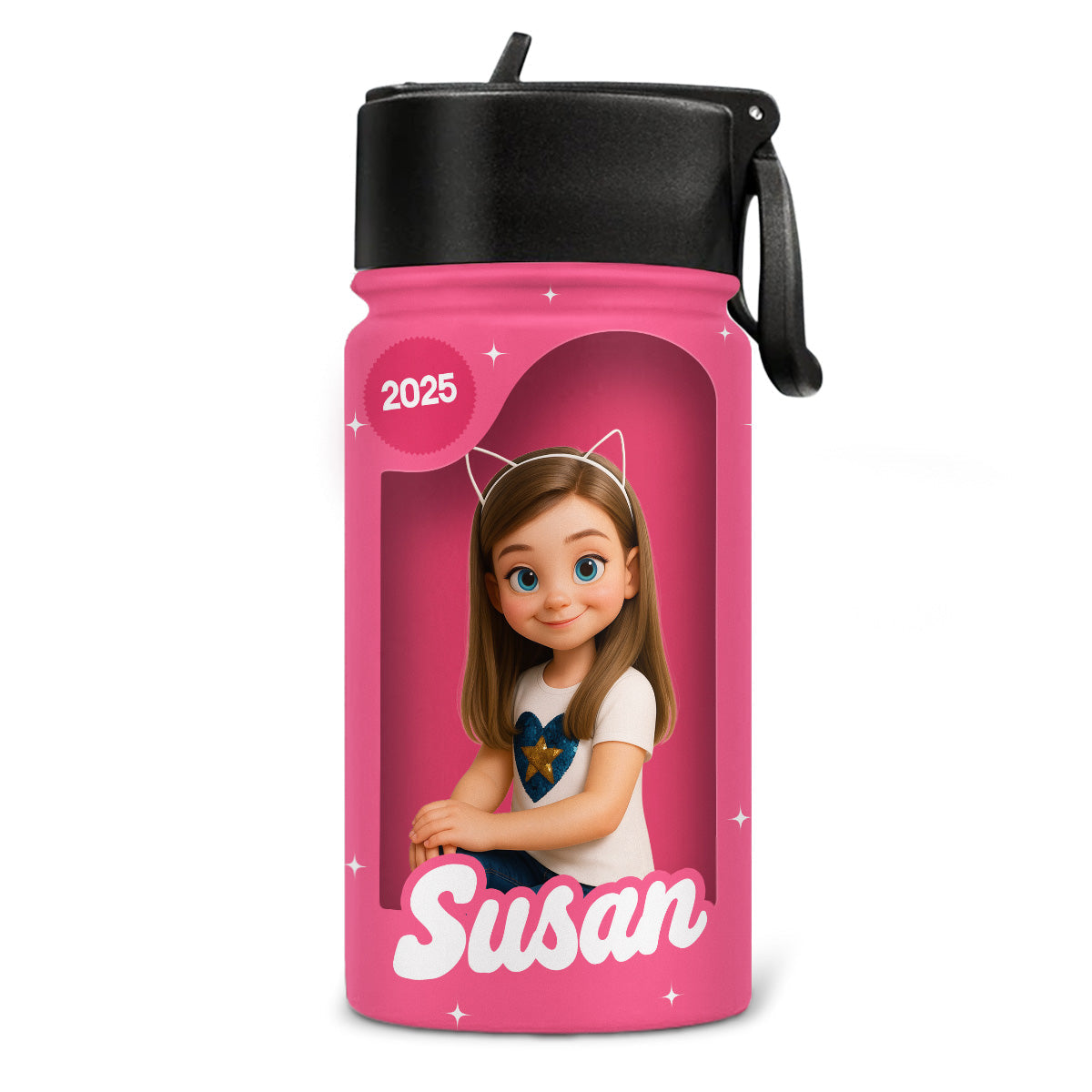Back To School Kid - Personalized Custom Kids Water Bottle