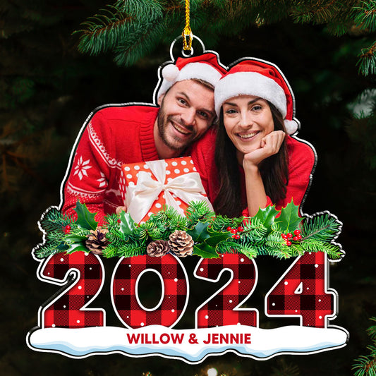 Cheers To A Merry Christmas 2 - Personalized Custom Acrylic Ornament