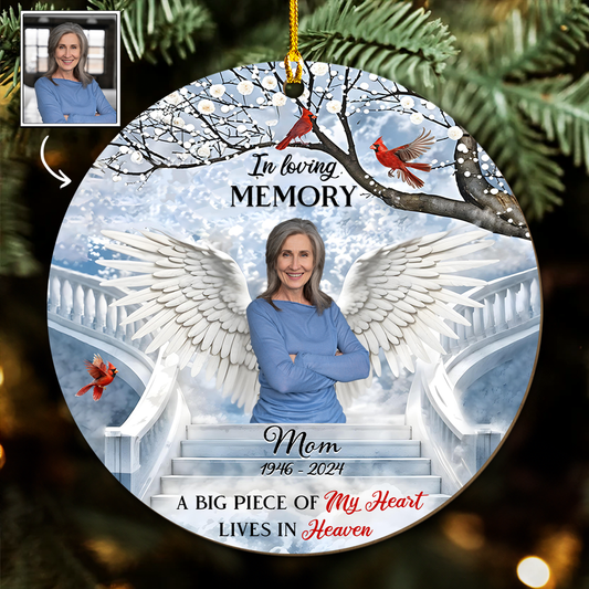 In Loving Memory - Personalized Custom Wood Ornament