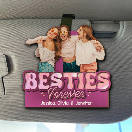 Siblings Forever - Personalized Custom Car Visor Clip