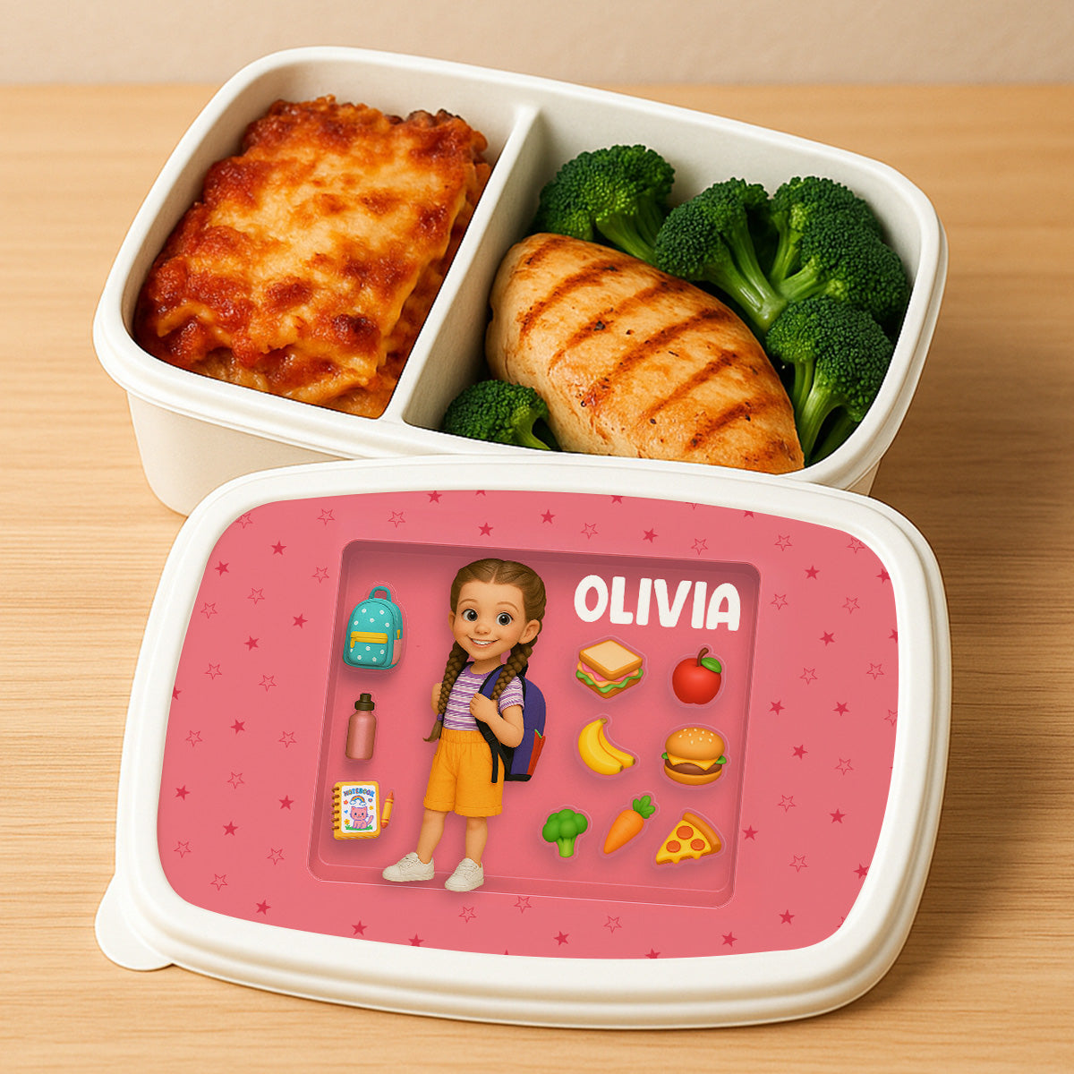 Back To School - Personalized Custom Lunch Box