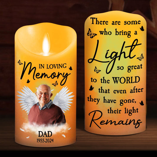 In Loving Memory - Personalized Custom LED Candle