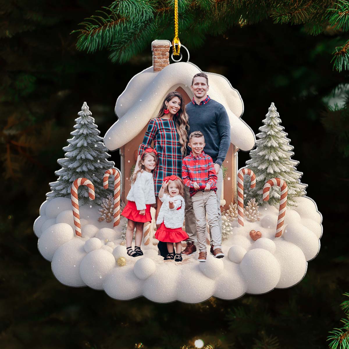 Our House Our Home - Personalized Custom Acrylic Ornament