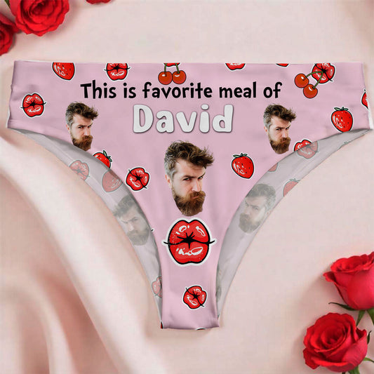 This Is My Favorite Meal - Personalized Women Briefs