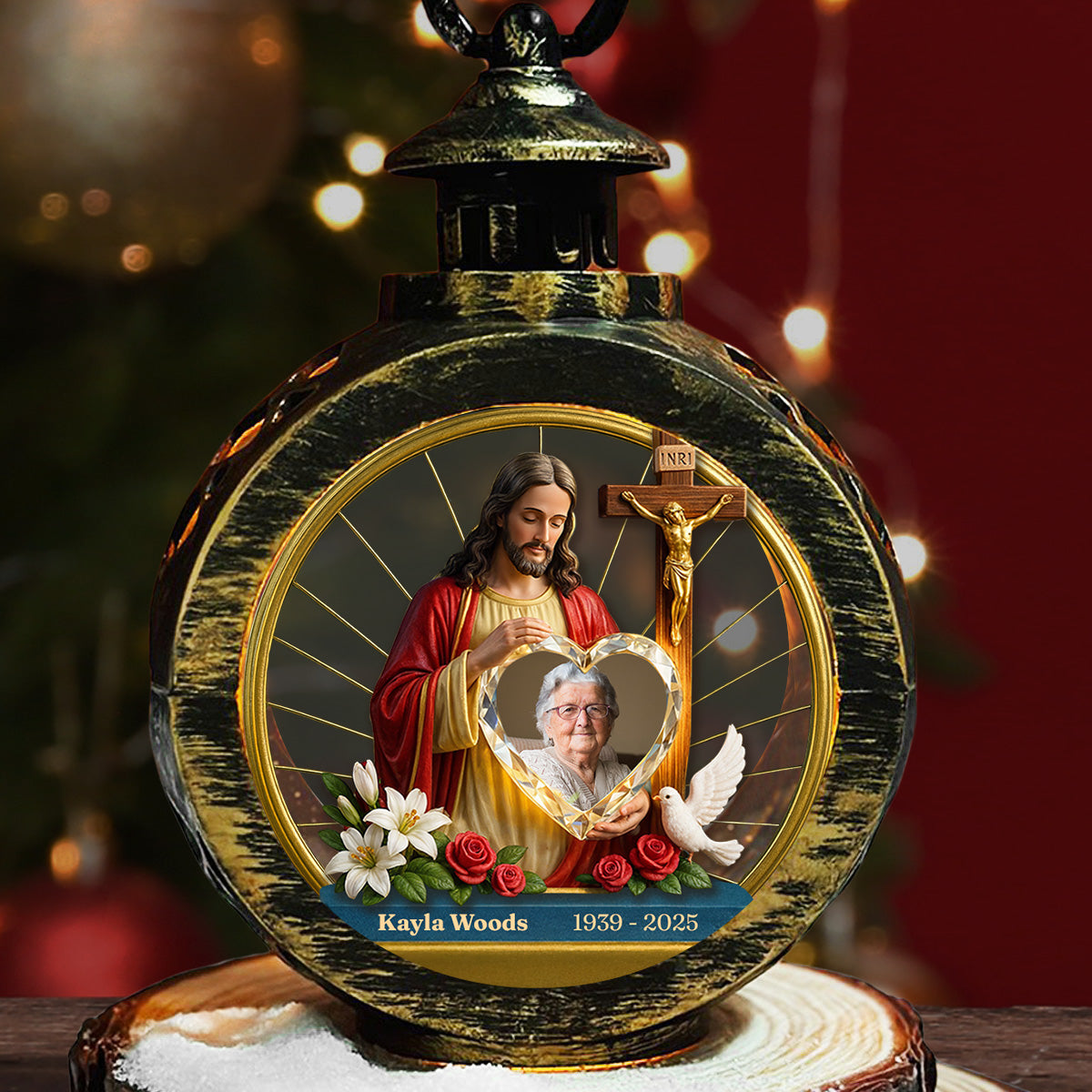 Guardian Of My Heart - Personalized Custom Christmas Lantern