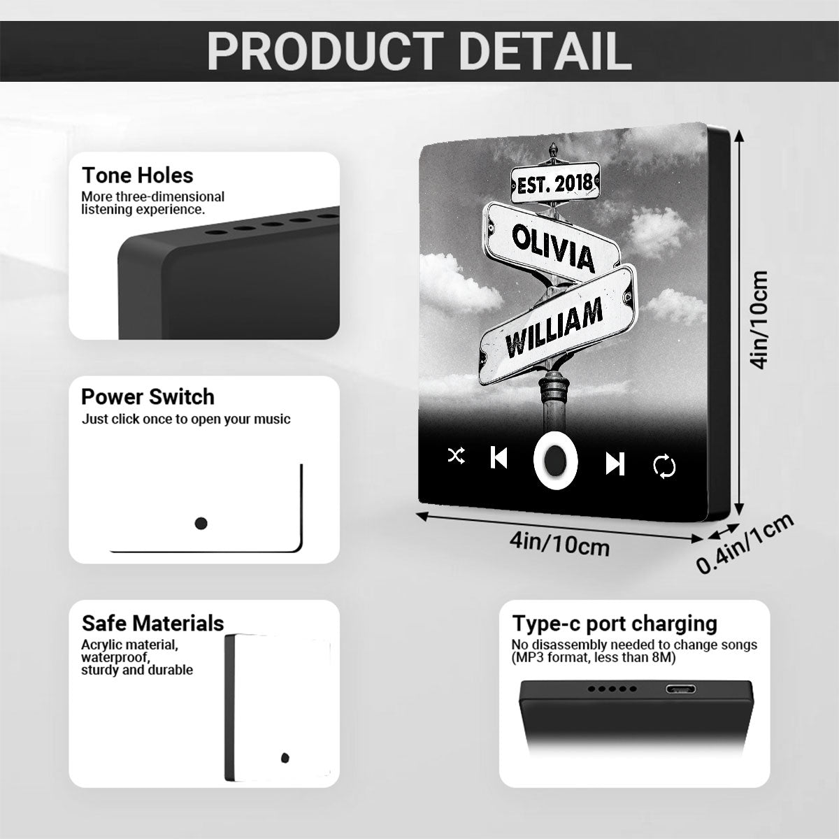 Love You Still - Personalized Custom Music Fridge Magnet