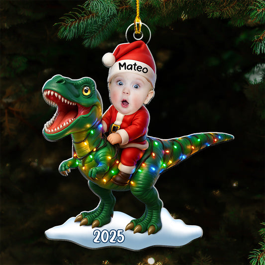 Baby Dinosaur - Personalized Custom Acrylic Ornament