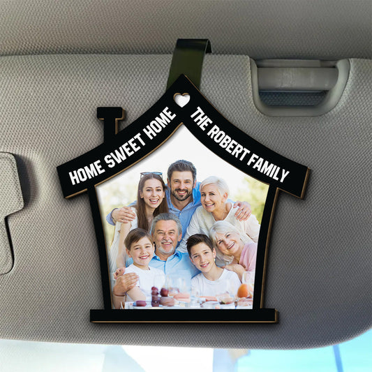 Home Is Where - Personalized Custom Car Visor Clip