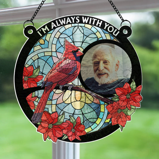 Always With You - Personalized Custom Wavy Suncatcher