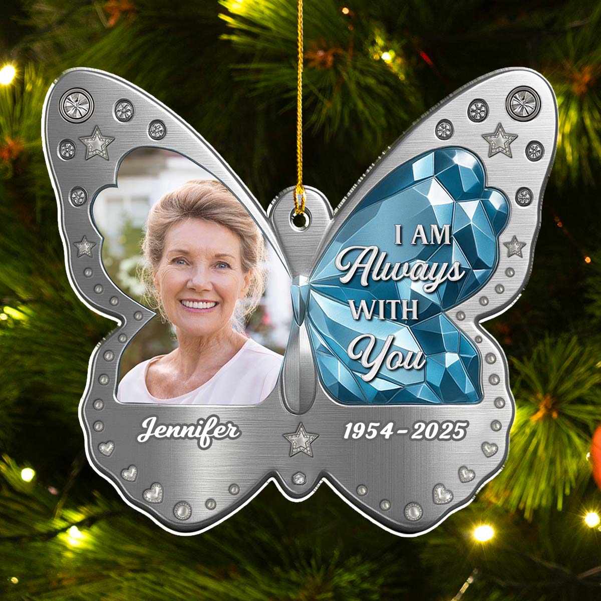 Beautifully Lived - Personalized Custom Acrylic Ornament
