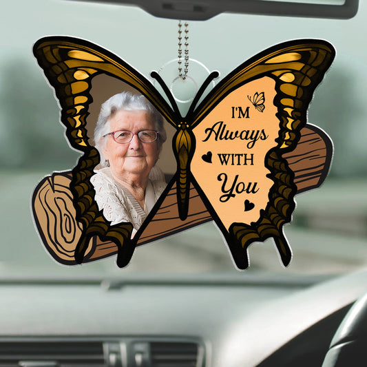 Your Wings Were Ready But My Heart Was Not - Personalized Custom Car Ornament
