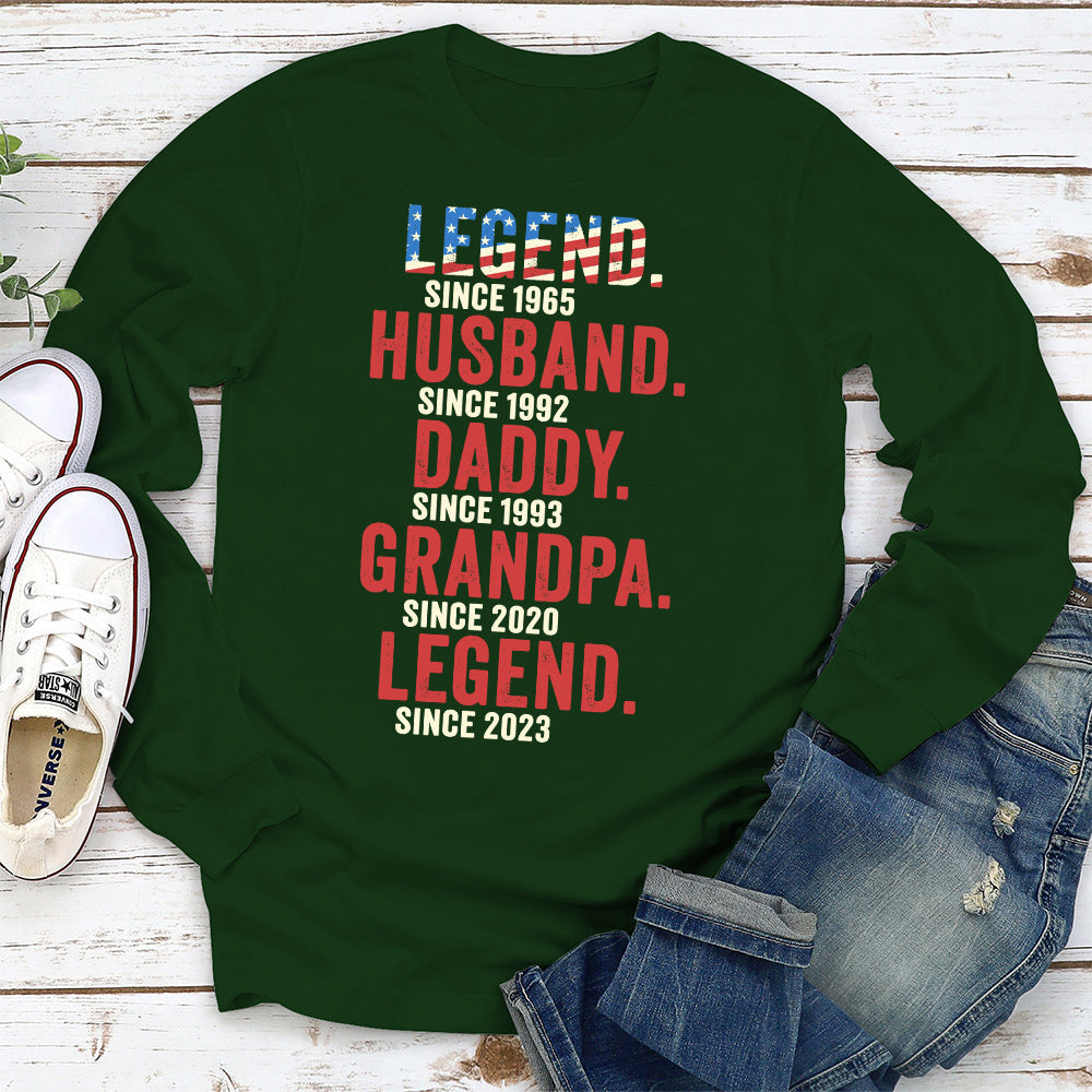 Daddy Is A Legend  - Personalized Custom Shirt