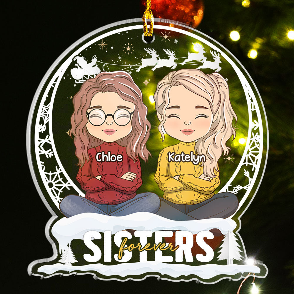 Snow Ball - Personalized Custom Acrylic Ornament