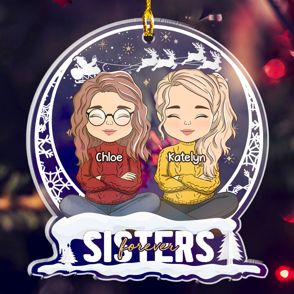 Snow Ball - Personalized Custom Acrylic Ornament