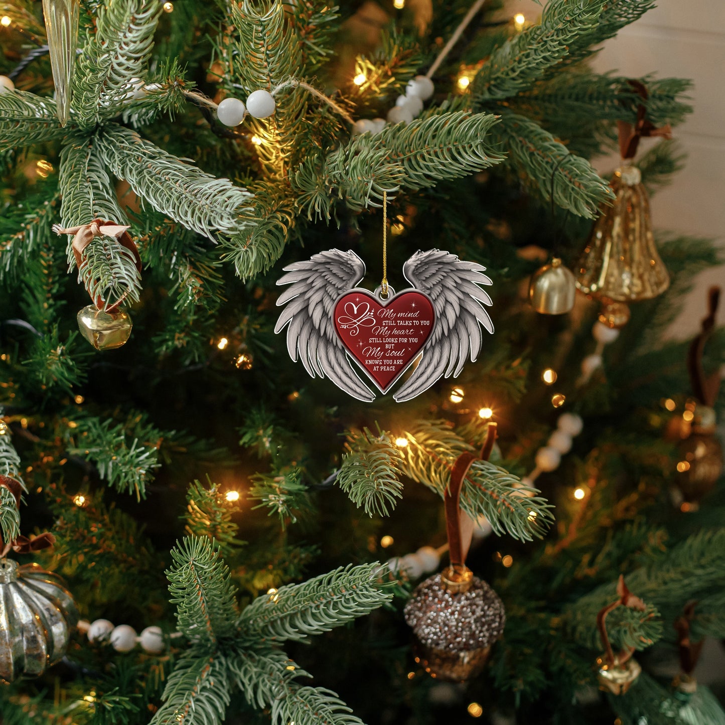 My Mind Talks To You - Acrylic Ornament