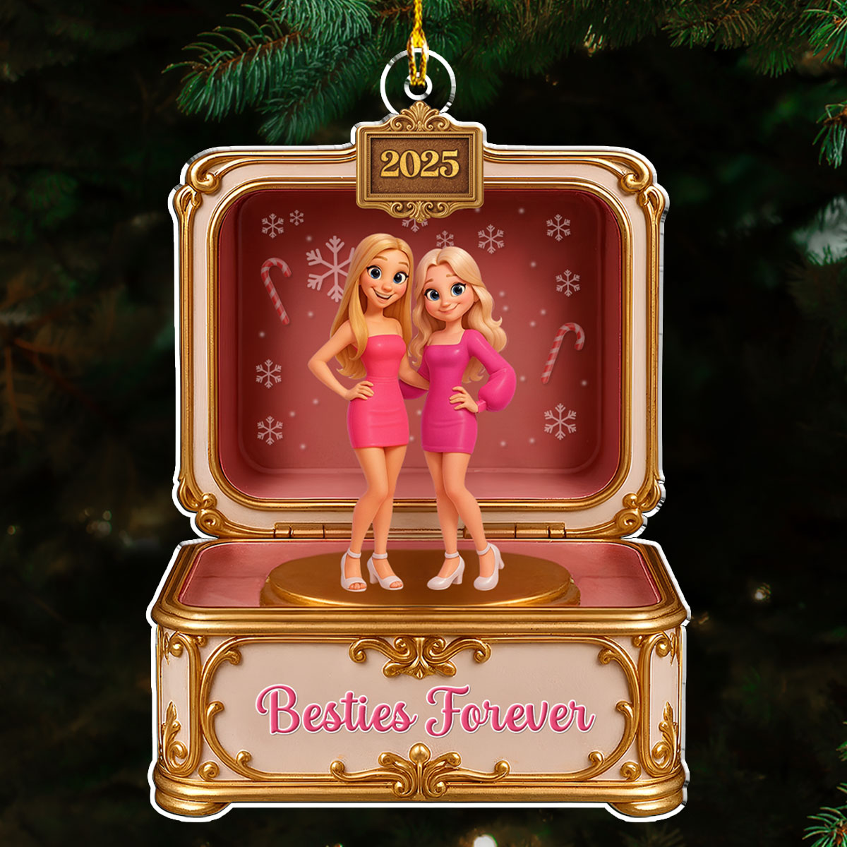 All The Ladies - Personalized Custom Acrylic Ornament