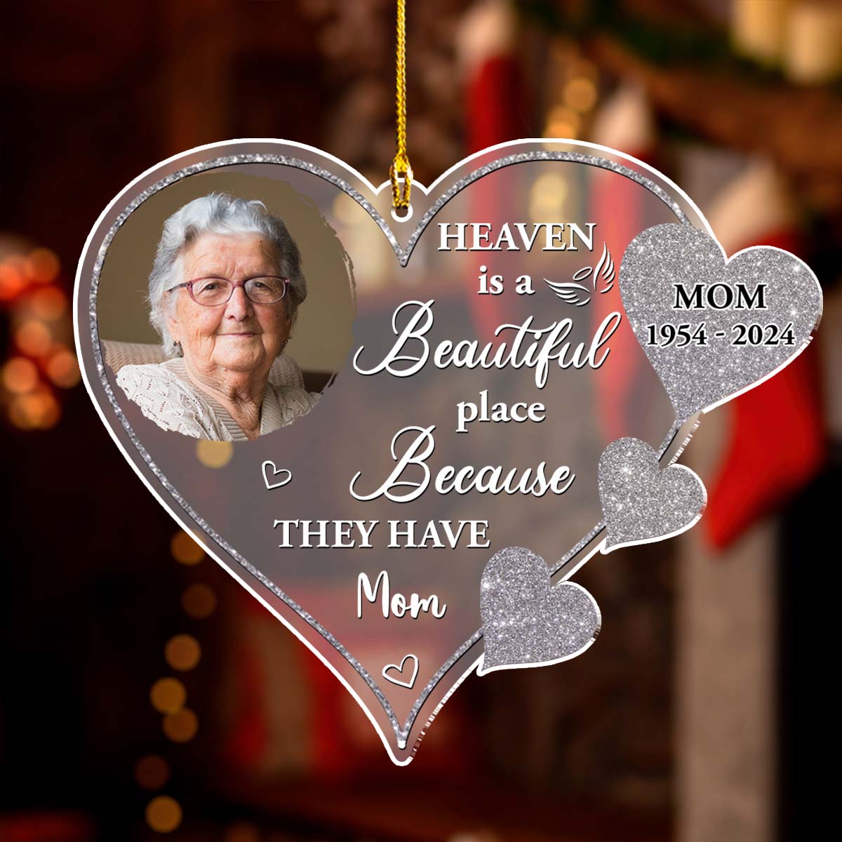 Beautiful Place Version 2 - Personalized Custom Frosted Acrylic Ornament