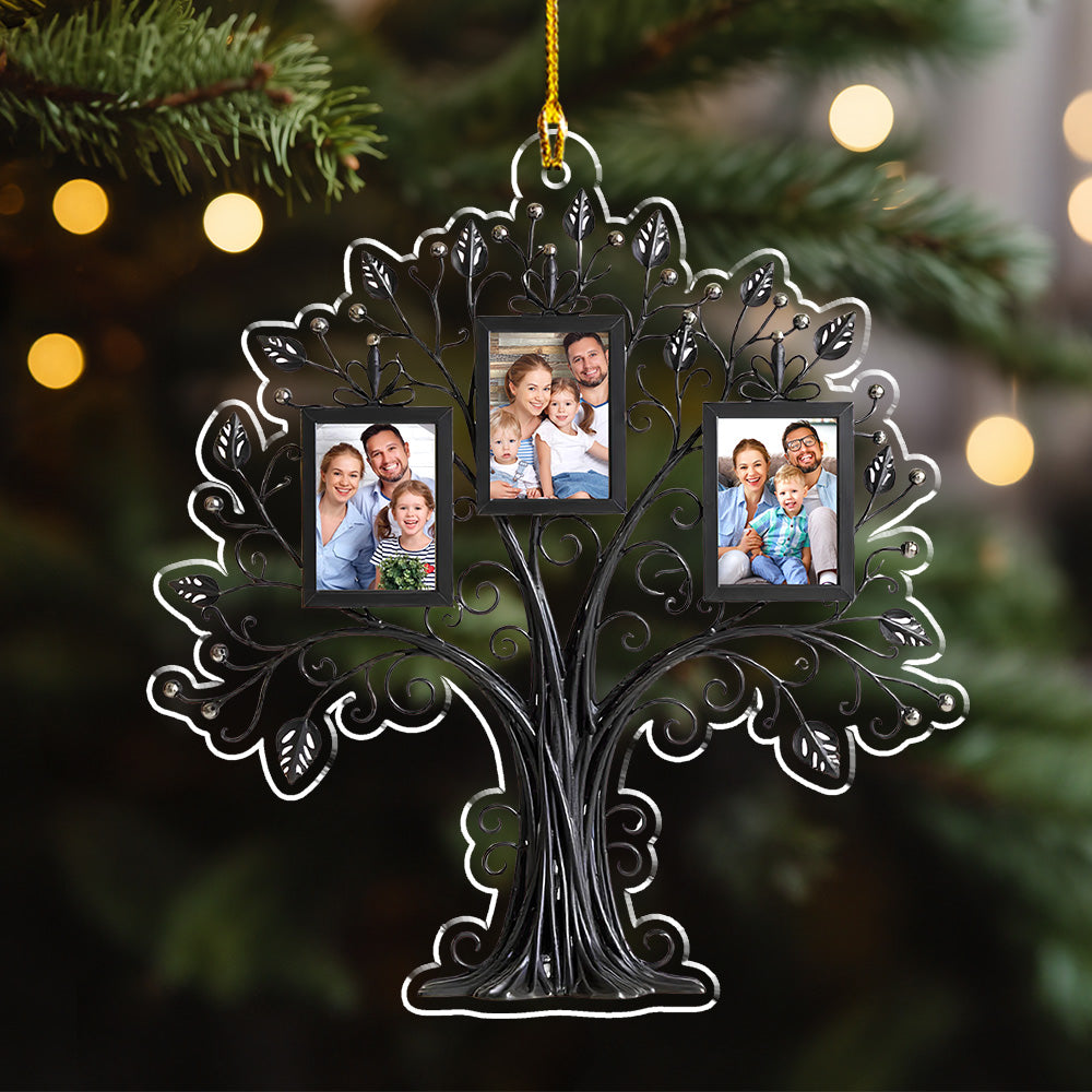 Family Tree Photo - Personalized Custom Acrylic Ornament