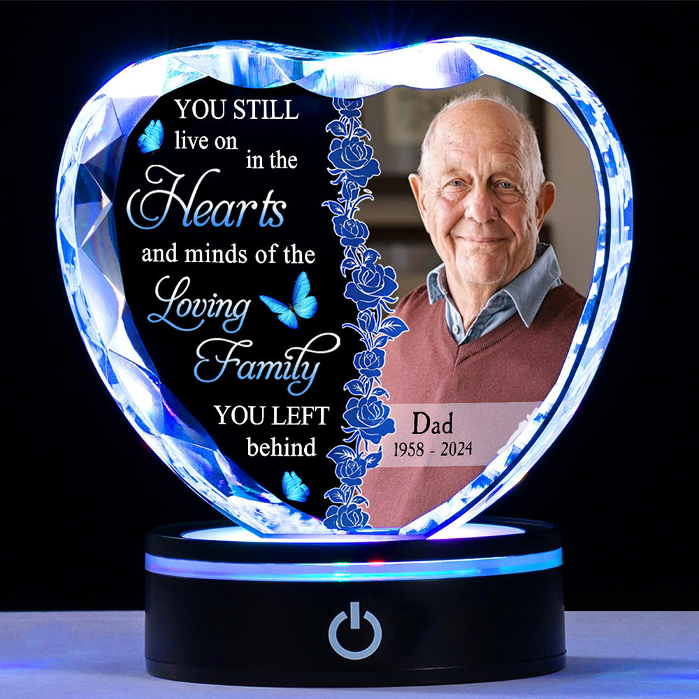 In The Hearts - Personalized Custom Crystal Led Light