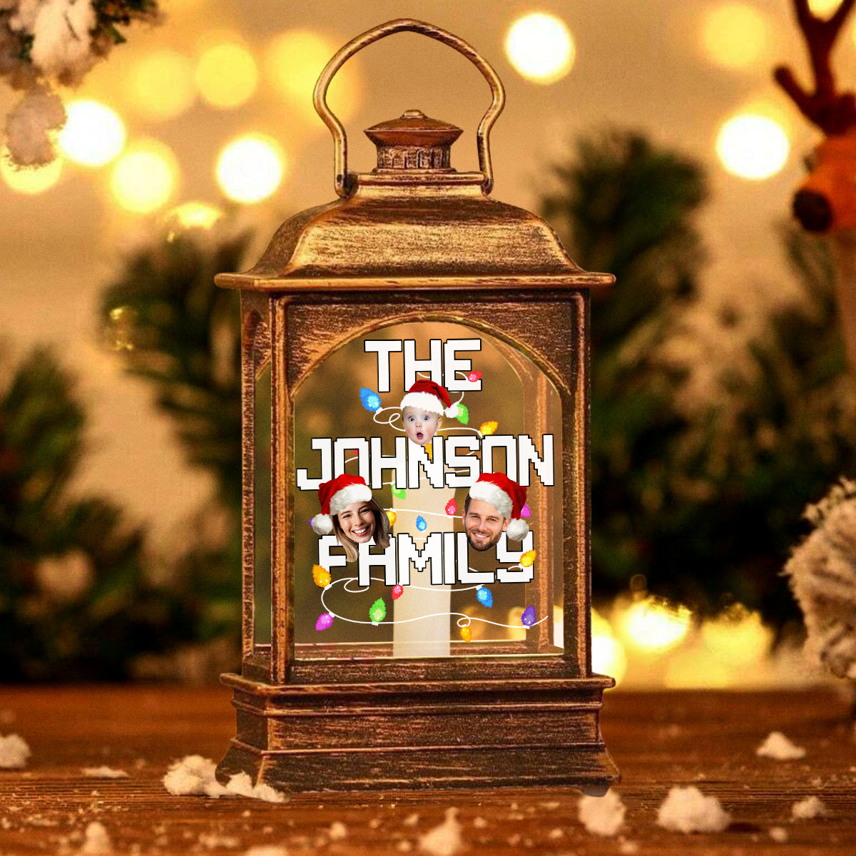 Christmas Tree - Personalized Custom Christmas Wind Lamp