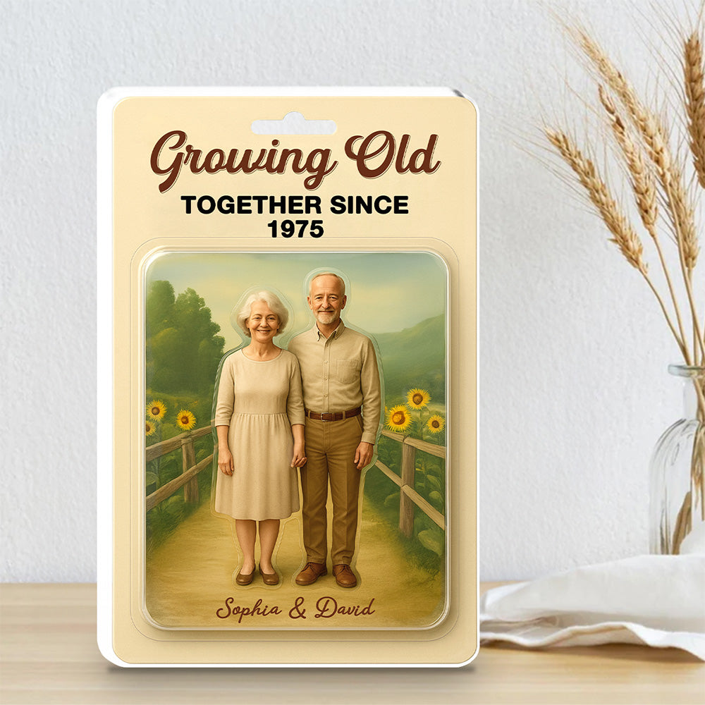 Growing Old Together - Personalized Custom Acrylic Plaque