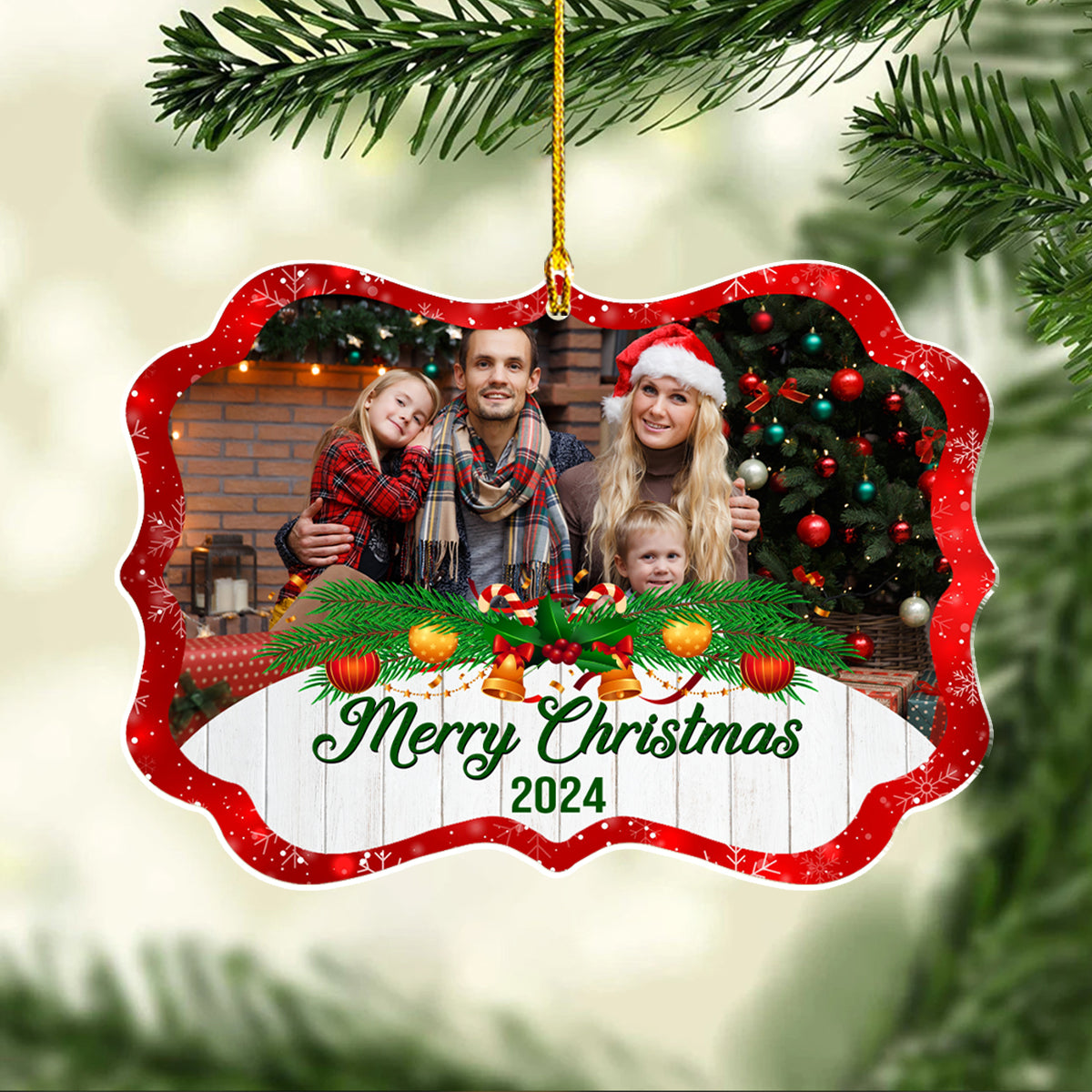 All Hearts Come Home For Christmas - Personalized Custom Acrylic Ornament